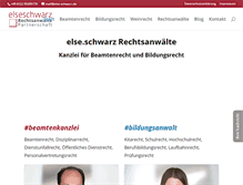 Tablet Screenshot of else-schwarz.de